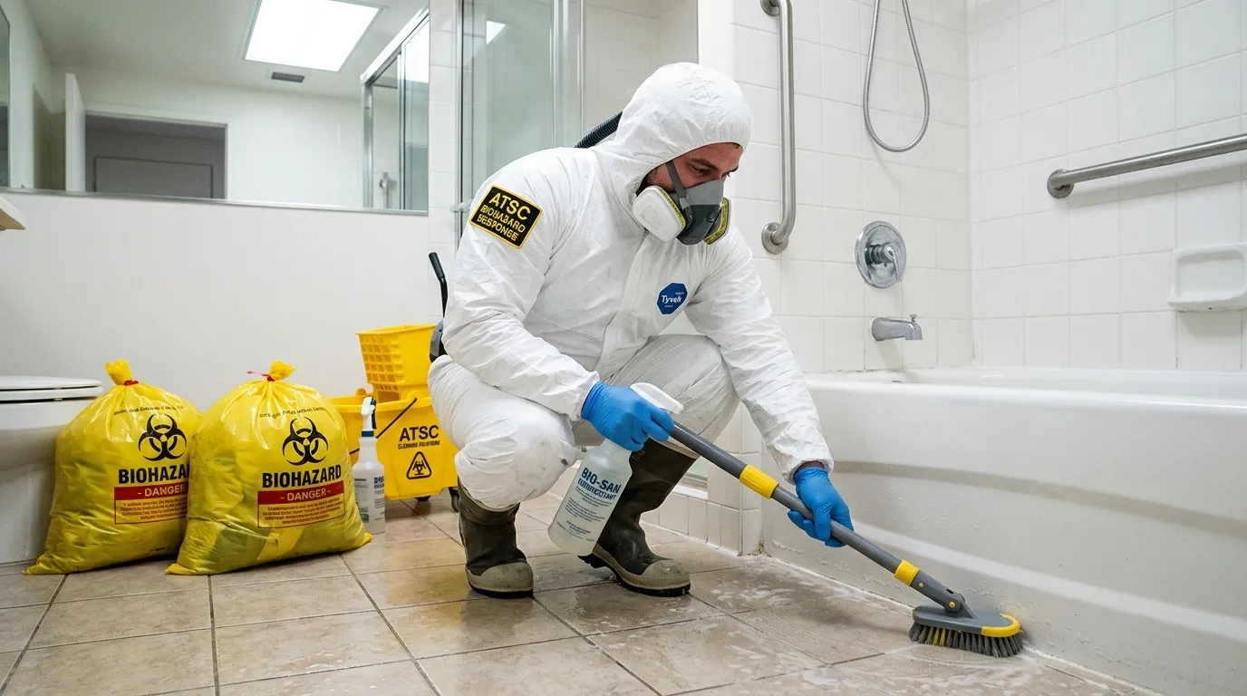 Decontamination equipment deployed for Blood Cleanup in Frankfort Square